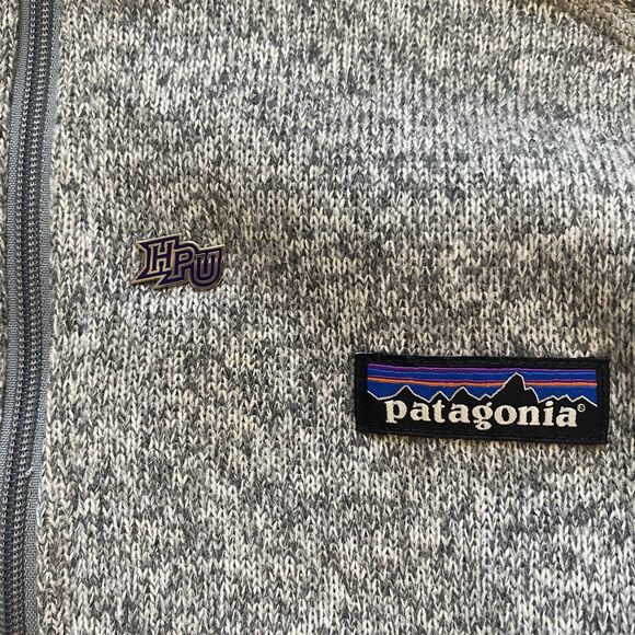 Patagonia W’s Grey L Better Sweater ¼ Zip Fleece Pullover High Point University - Picture 13 of 16